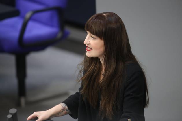 Berlin, Germany, October 9, 2026 German Bundestag 100th Session of the Bundestag Heidi Reichinnek Copyright: xdtsxNachrichtenagenturx dts_137790