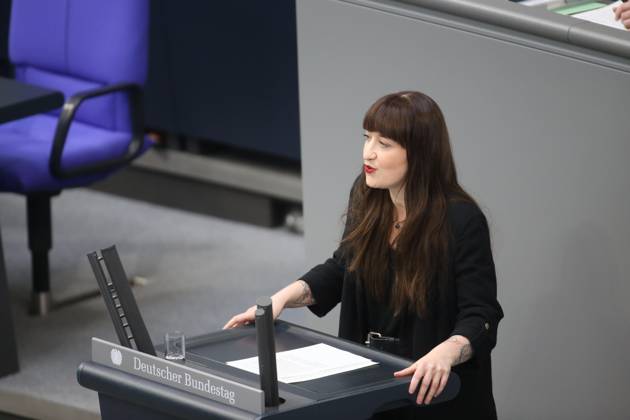 Berlin, Germany, October 9, 2026 German Bundestag 100th Session of the Bundestag Heidi Reichinnek Copyright: xdtsxNachrichtenagenturx dts_137792