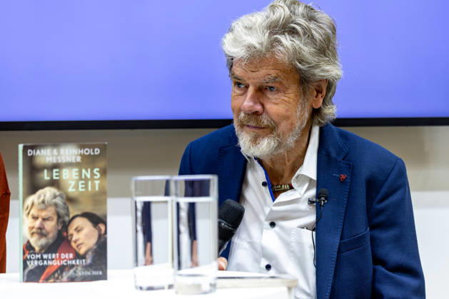 Reinhold Messner at the Frankfurt Book Fair 2026 09 10 2026 Legendary mountaineer Reinhold Messner and his wife Diane Messner will present their joint book *Lebenszeit: On the Value of Transience* at the 2026 Fr