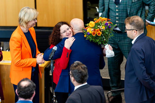 October 9, 2026, GER, News Politics, 8th Legislative Session, 58th Plenary Session in the Plenary Hall of the Thuringian State Parliament, Election of the Vice President of the Thuringian State Parliament: Steffen Quasebarth of Thüringen Gerecht is elected Vice President of the Thuringian State Parliament in the second round of voting, 99096 Erfurt, Thuringian State Parliament, Thuringia, Germany