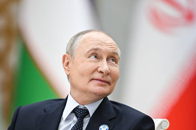News Bilder des Tages TURKMENISTAN, BALKAN PROVINCE - OCTOBER 9, 2026: Russia s President Vladimir Putin attends an expanded meeting of the CIS Council of Heads of State in Turkmenbashi Turkmenistan  - ZUMAt113 20261009_zaa_t113_527 Copyright: xSergeixBobylevx