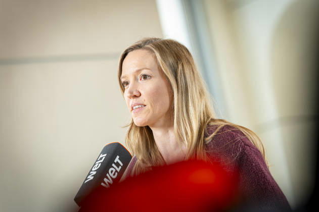 Ottilie Klein (EUR), Germany, Berlin, October 9, 2026 Ottilie Klein (CDU) gives an interview in the German Bundestag on current issues related to the upcoming reforms