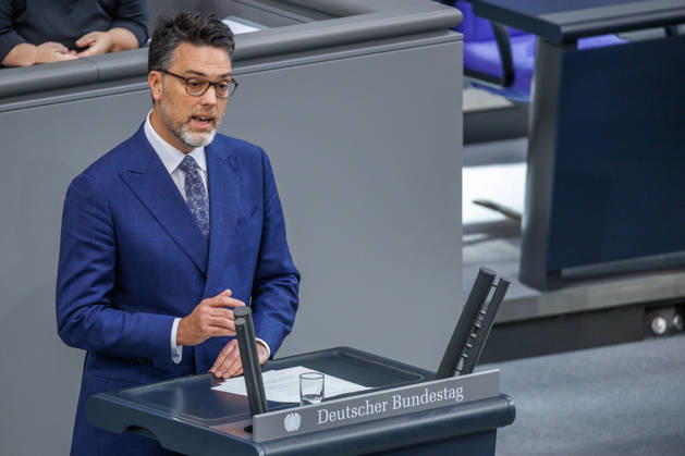 Bundestag Robin Wagener B90 Greens in the German Bundestag on October 9, 2026, in Berlin, Berlin, Germany, Bundestag
