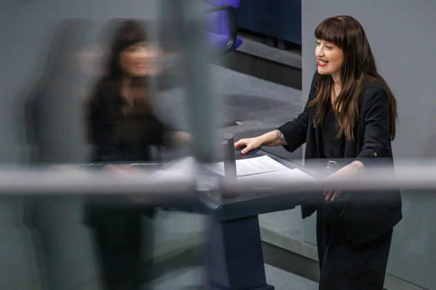 Bundestag Heidi Reichinnek The Left in the German Bundestag on October 9, 2026, in Berlin, Berlin, Germany, Bundestag