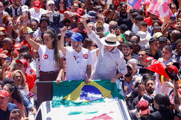 BRASiLIA, DF - 09.10.2026: ATO DE LULA EM BRASiLIA - President Lula resumes campaign events after the first round of elections, in CeilÃ¢ndia (DF). x3027404x  JoaoxPedroxCarvalho