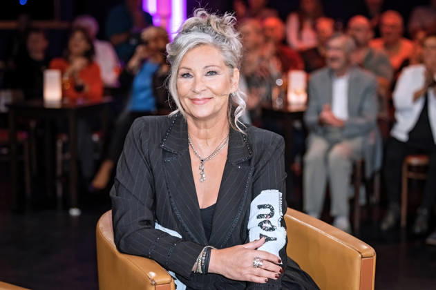 MDR Riverboat singer Claudia Jung during the taping of the MDR talk show Riverboat on October 9, 2026, at Mediacity Leipzig 20261009SFL0017
