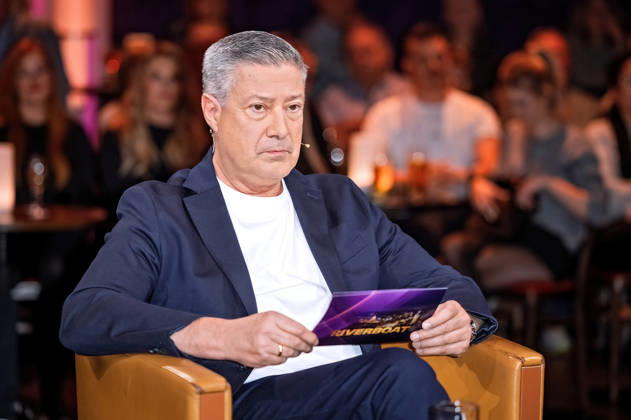 MDR Riverboat host Joachim Llambi during the taping of the MDR talk show Riverboat on October 9, 2026, at Mediacity Leipzig 20261009SFL0049