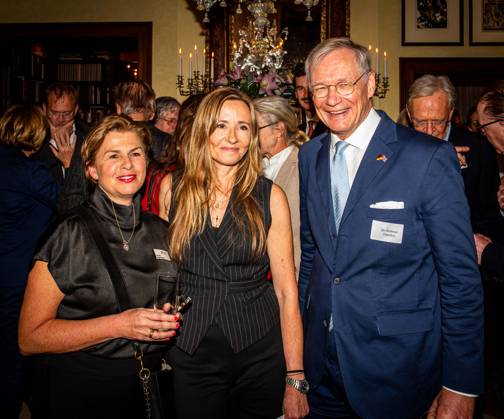 October 9, 2026 xesx Frankfurt am Main, Frankfurt Book Fair 2026; from left: Britta Egetemeier, Andrea Wulf, and Dr. Andreas Fabritius ES