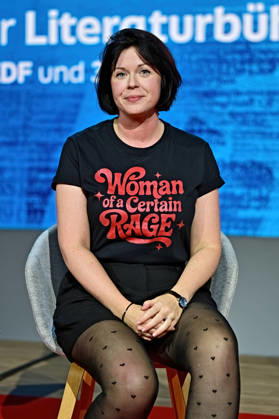 Frankfurt Book Fair 2026: Author Mareike Fallwickl on October 9, 2026, at the Frankfurt Book Fair 20261009MWI154788