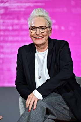 Frankfurt Book Fair 2026: Host Bärbel Schäfer on October 9, 2026, at the Frankfurt Book Fair 20261009MWI154869