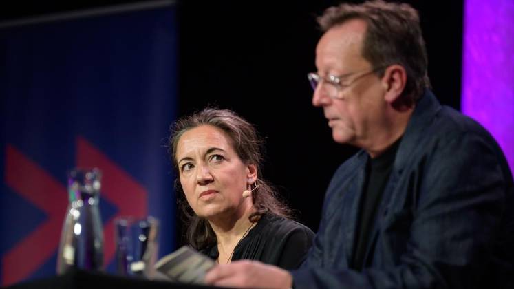 Saying No with Matthias Brandt and Ruth Hoffmann at Lit Ruhr ** FOR EDITORIAL USE ONLY ** EDITORIAL USE ONLY ** p Matthias Brandt and Ruth Hoffmann on Friday, October 9, 2026, at Zeche Zollverein in Essen-Katernberg, Germany, North Rhine-Westphalia (NRW), Essen. Copyright UwexErnst Copyright: UwexErnst doc87ykqryu2wn1fq37ynnv ,EDITORIAL USE ONLY Copyright: UwexErnst