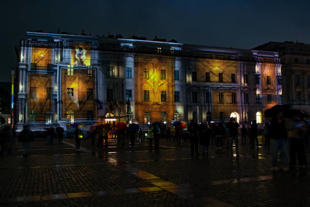 Festival of Lights 2026 Festival of Lights ** FOR EDITORIAL PURPOSES ONLY ** EDITORIAL USE ONLY ** Festival of Lights 2026 at Bebelplatz featuring the School of Law, the State Opera, the Hotel de Rome, and St. Hedwig’s Cathedral Berlin Berlin Germany H0A7493