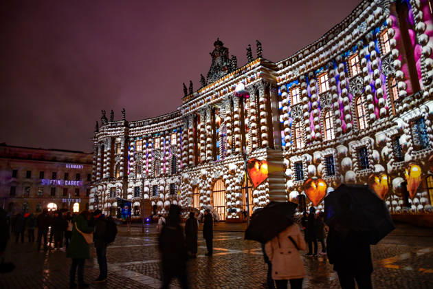 Festival of Lights 2026 Festival of Lights ** FOR EDITORIAL PURPOSES ONLY ** EDITORIAL USE ONLY ** Festival of Lights 2026 at Bebelplatz with the Faculty of Law, the State Opera, the Hotel de Rome, and St. Hedwig’s Cathedral Berlin Berlin Germany JK16860