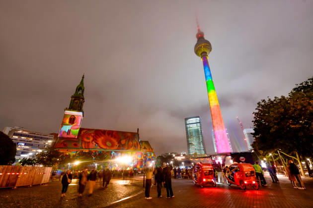 Festival of Lights 2026 Festival of Lights ** FOR EDITORIAL PURPOSES ONLY ** EDITORIAL USE ONLY ** Festival of Lights 2026 at the Berlin TV Tower Berlin Berlin Germany JK17018