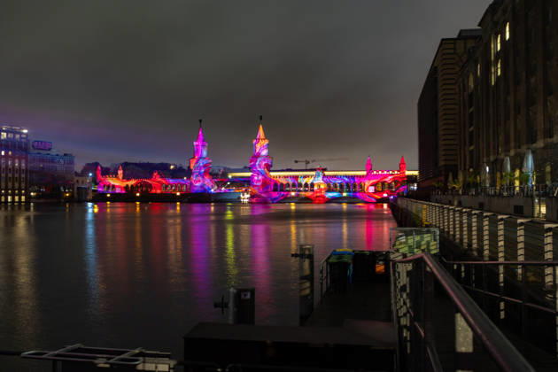 Festival of Lights 2026 Festival of Lights ** FOR EDITORIAL PURPOSES ONLY ** EDITORIAL USE ONLY ** Festival of Lights 2026 at the Oberbaum Bridge, Berlin, Berlin, Germany H0A7515