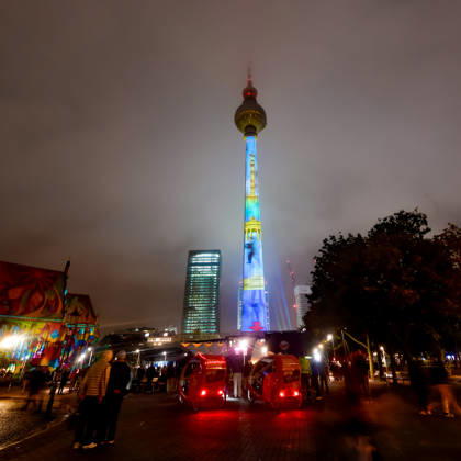 Festival of Lights 2026 Festival of Lights ** FOR EDITORIAL PURPOSES ONLY ** EDITORIAL USE ONLY ** Festival of Lights 2026 at the Berlin TV Tower Berlin Berlin Germany JK17036
