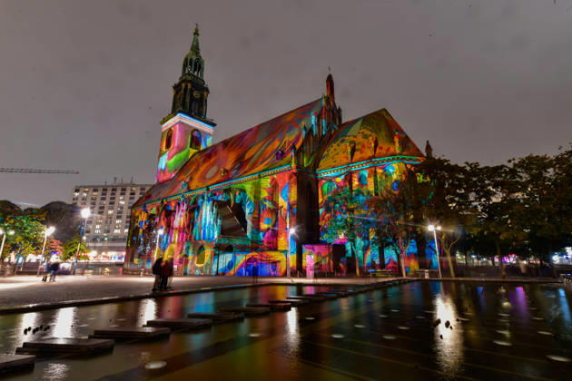 Festival of Lights 2026 Festival of Lights ** FOR EDITORIAL PURPOSES ONLY ** EDITORIAL USE ONLY ** Festival of Lights 2026 at St. Mary s Church, Berlin, Berlin, Germany JK17084