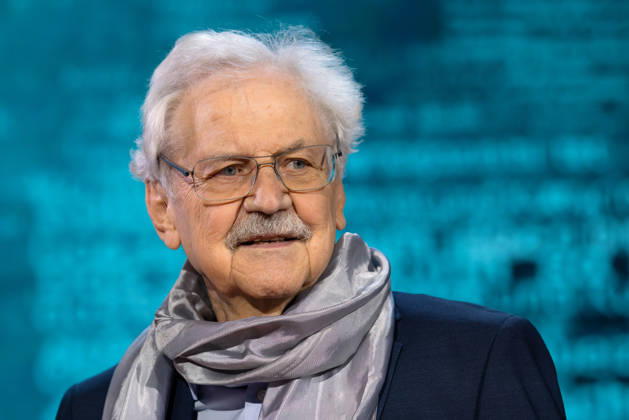 Frankfurt Book Fair 2026: Paul Maar discusses his new book *Lorna* on the literature stage hosted by ARD, ZDF, and 3sat, Frankfurt am Main, Hesse, Germany, Exhibition Center