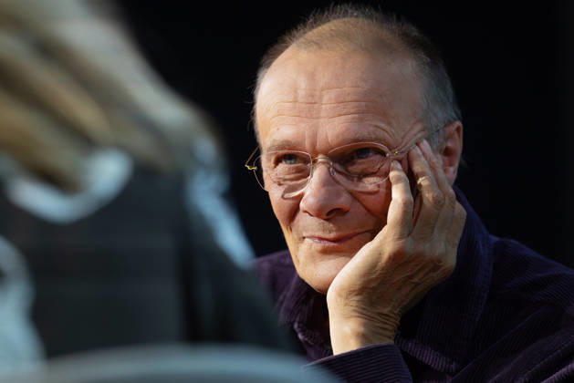 Frankfurt Book Fair 2026: Interview with Edgar Selge on the Literature Stage hosted by ARD, ZDF, and 3sat, Frankfurt am Main, Hesse, Germany, Exhibition Grounds