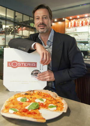 Managing Director Klaus Rader at the opening of the new L Osteria LOsteria Osteria in Munich on October 9, 2012