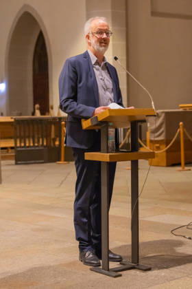 Christian Tiede at the 36th Bautzen Speech at St. Petri Cathedral in Bautzen, October 9, 2026. Under the title What’s Actually Going On in Germany? Who Are We in the East and West? , Copyright: xMatthiasxWehnertx