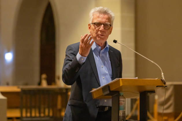 Former Federal Minister of the Interior and Defense Thomas de Maizière (CDU) will deliver the 36th Bautzen Speech at St. Pet Copyright: xMatthiasxWehnertx