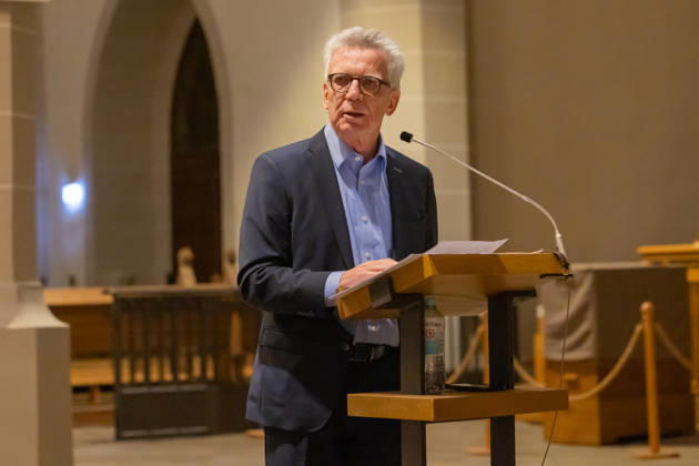 Former Federal Minister of the Interior and Defense Thomas de Maizière (CDU) will deliver the 36th Bautzen Speech at St. Pet Copyright: xMatthiasxWehnertx