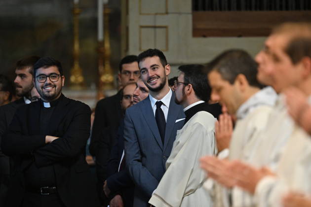RECORD DATE NOT STATED diaconal_ordination_2026 Italy, Rome, Vatican, 2026 10 10 cardinal Baldo Reina celebrates a Mass forndiaconal ordination at st John Lateran . EDITORIAL USE ONLY - NO BOOKS Copyright: xAlessiaxGiuliani Catholicpressphotox