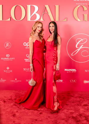 Photocall from the 2nd Global Gift Gala in Monaco: Katerina Stassinopoulos and Mari Tool attend the 2nd Monaco Global Gift Gala Photocall at the Hotel de Paris on October 9, 2026, in Monaco, Monaco Photo by Laurent Coust Starface 460363 2026 10 09 Monaco Monaco  Copyright: xLaurentxCoustx xStarfacex STAR_460363_106