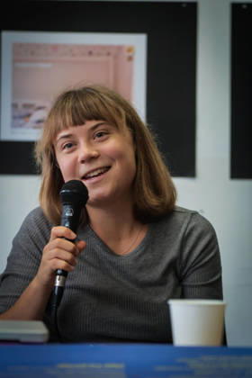 IPA89503807 - Naples, October 10, 2026: Conference at the former NATO base; Greta Thunberg in Bagnoli discussing the CPRs, and today at the march and the pro-Pal debate with Francesca Albanese (NeaPhoto Renato Esposito)  Copyright: xx xx IPA89503807