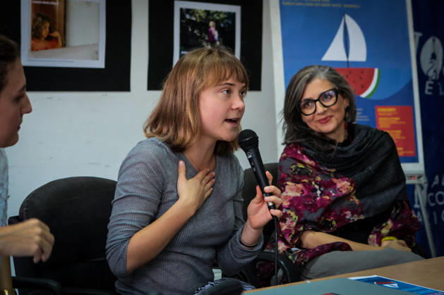 Greta Thunberg and Francesca Albanese at NATO Base X Conference - Napoli Greta Thunberg and Francesca Albanese attend the NATO Base X Conference at the former NATO base in Bagnoli, Naples, Italy on October 10, 2026, where Thunberg discusses CPRs and participates in a pro-Palestine debate with Albanese. Photo by Renato Esposito Napolipress IPA ABACAPRESS.COM Napoli - Italy  Copyright: xIPA ABACAx