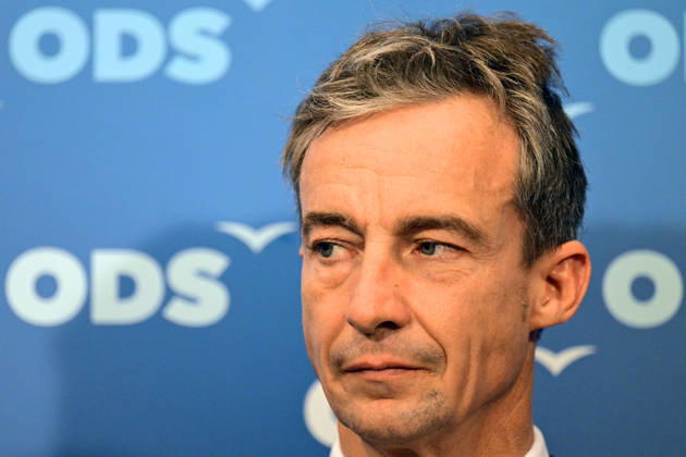 The two-day elections to municipal assemblies ended in the Czech Republic together with the first round of the elections to one-third of the Senate, at 2:00 p.m. on October 10, 2026. On the photo: Tomas Portlik, the ODS candidate for Mayor of Prague, at party s campaign headquarters in Prague. (CTKxPhoto MichalxKamaryt) CTKPhotoP2026101006305  CTKPhotoP2026101006305