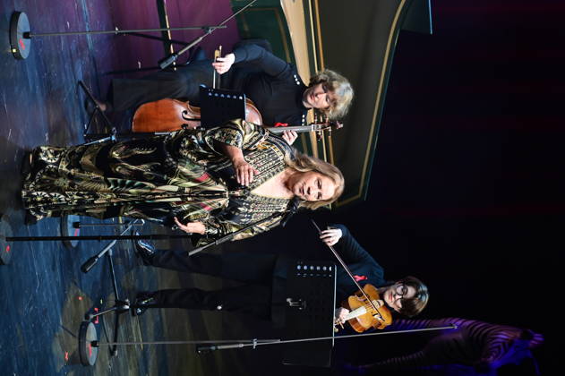 Kathy Kelly and the Dresden Baroque Ensemble camerata musikus s with Milko Kersten at the 18th Hope Gala 2026 at the Schauspielhaus Dresden, October 10, 2026 Copyright: xMatthiasxWehnertx