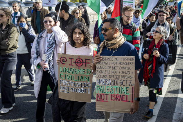 National March for Palestine Marks Three Years Since the Israel - Gaza War Began Central London, October 10, 2026 Pro-Palestine demonstrators took to the streets of Central London for the National March for Palestine, marking three years since the war in Gaza began in October 2023. Participants marched in solidarity with Palestinians, carrying Palestinian flags, banners and placards calling for an end to the conflict and highlighting the ongoing humanitarian crisis in Gaza., Credit:Zak Irfan Avalon  Copyright: xZakxIrfanx xAvalonx 1142149937