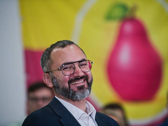 The two-day elections to municipal assemblies ended in the Czech Republic together with the first round of the elections to one-third of the Senate, at 2:00 p.m. on October 10, 2026. On the photo: the Brno KDU-CSL candidate for Mayor of Brno Jakub Hruska at KDU-CSL+STAN campaign headquarters in Brno. (CTKxPhoto PatrikxUhlir) CTKPhotoP2026101008600  CTKPhotoP2026101008600