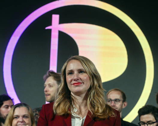 The two-day elections to municipal assemblies ended in the Czech Republic together with the first round of the elections to one-third of the Senate, at 2:00 p.m. on October 10, 2026. On the photo: Tereza Nieslerova, the Pirate Party s candidate for Mayor of Prague, at the Pirate Party s campaign headquarters in Prague. (CTKxPhoto MichalxKrumphanzl) CTKPhotoP2026101008620  CTKPhotoP2026101008620
