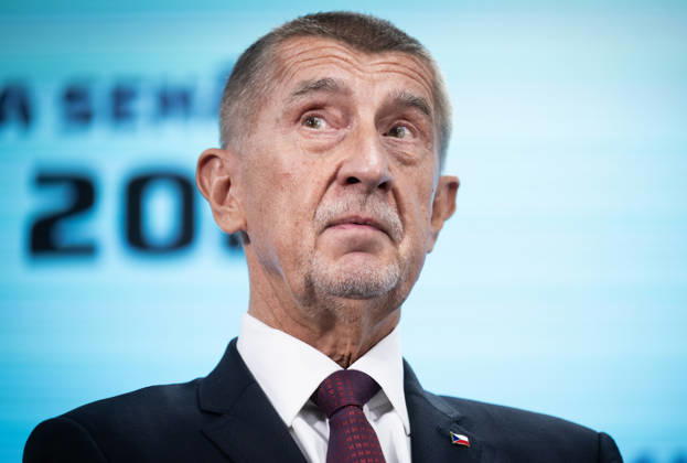 Senior government ANO movement, chairman Andrej Babis (photo) and first deputy chairman Karel Havlicek (not seen), gives press conference on results of the municipal and Senate elections in the afternoon at Centre for Movement Medicine, Prague 4 - Chodov, on October 10,2026. The agreement between US President Donald Trump and his Russian counterpart Vladimir Putin on supplies of Russian diesel to the USA and global markets is a major slap in the face for Europe, and Europe should respond. The deal is shocking given Trump s longstanding criticism of European purchases of Russian diesel, Babis said at a press conference on the results of the Senate and municipal elections. (CTKxPhoto MichaelaxRihova) CTKPhotoP2026101008682  CTKPhotoP2026101008682