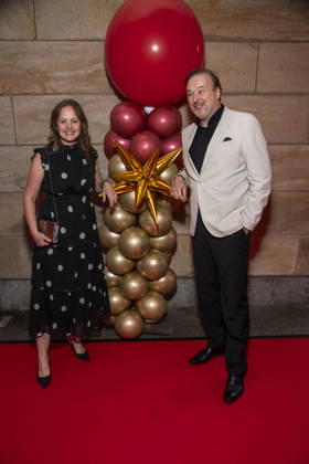ABB HOPE GALA: Lidija Grossmann and Stephan Grossmann, a married couple, appeared on the red carpet at the 2026 Hope Gala at the Schauspielhaus Dresden on October 10, 2026, in Dresden, Saxony, Germany