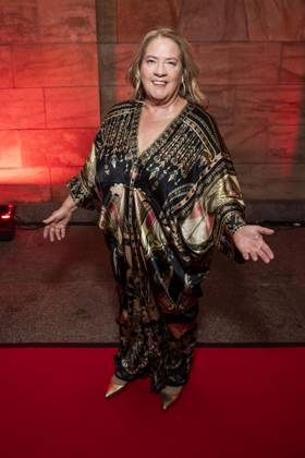 ABB HOPE GALA: Cathy Kelly walks the red carpet at the 2026 Hope Gala at the Schauspielhaus Dresden on October 10, 2026, in Dresden, Saxony, Germany