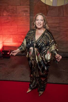 ABB HOPE GALA: Cathy Kelly walks the red carpet at the 2026 Hope Gala at the Schauspielhaus Dresden on October 10, 2026, in Dresden, Saxony, Germany
