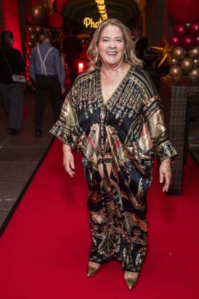 ABB HOPE GALA: Cathy Kelly Makes a Red Carpet Appearance at the 2026 Hope Gala at the Schauspielhaus Dresden on October 10, 2026, in Dresden, Saxony, Germany