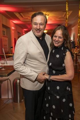 ABB HOPE GALA: Stephan Grossmann and Lidija Grossmann, a married couple, appeared on the red carpet at the 2026 Hope Gala at the Schauspielhaus Dresden on October 10, 2026, in Dresden, Saxony, Germany