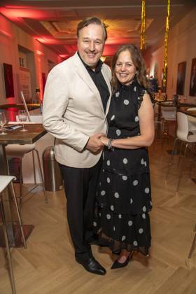 ABB HOPE GALA: Stephan Grossmann and Lidija Grossmann, a married couple, appeared on the red carpet at the 2026 Hope Gala at the Schauspielhaus Dresden on October 10, 2026, in Dresden, Saxony, Germany
