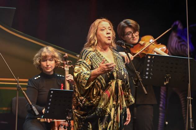 ABB HOPEGALA Cathy Kelly performs on stage at the Hope Gala 2026 at the Schauspielhaus Dresden on October 10, 2026, in Dresden, Saxony, Germany
