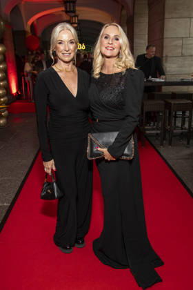 ABB HOPE GALA: Gesine Lippert and Anja Petzold make a guest appearance on the red carpet at the 2026 Hope Gala at the Schauspielhaus Dresden on October 10, 2026, in Dresden, Saxony, Germany