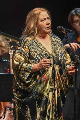 ABB HOPEGALA Cathy Kelly performs on stage at the Hope Gala 2026 at the Schauspielhaus Dresden on October 10, 2026, in Dresden, Saxony, Germany