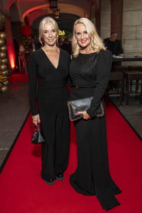 ABB HOPE GALA: Gesine Lippert and Anja Petzold make a guest appearance on the red carpet at the 2026 Hope Gala at the Schauspielhaus Dresden on October 10, 2026, in Dresden, Saxony, Germany
