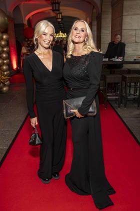 ABB HOPE GALA: Gesine Lippert and Anja Petzold make a guest appearance on the red carpet at the 2026 Hope Gala at the Schauspielhaus Dresden on October 10, 2026, in Dresden, Saxony, Germany