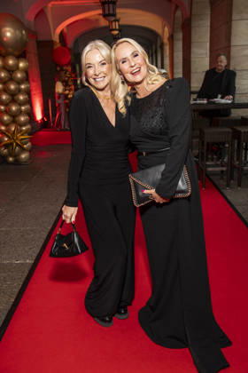 ABB HOPE GALA: Gesine Lippert and Anja Petzold make a guest appearance on the red carpet at the 2026 Hope Gala at the Schauspielhaus Dresden on October 10, 2026, in Dresden, Saxony, Germany