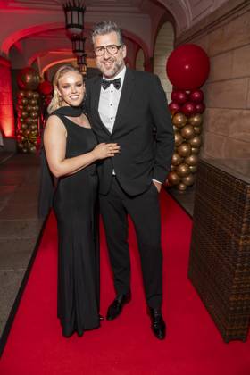 ABB HOPE GALA: Sue Rosenblatt and Andre Stade Walk the Red Carpet at the 2026 Hope Gala at the Schauspielhaus Dresden on October 10, 2026, in Dresden, Saxony, Germany